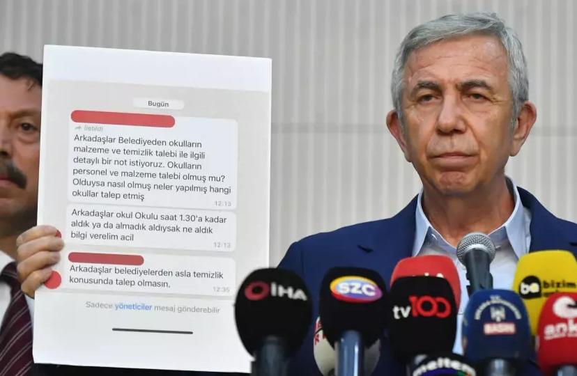 Mansur Yavaş: Okul müdürlerine ‘Belediyeden hiçbir bir şey istemeyin’ diye mesaj atmışlar