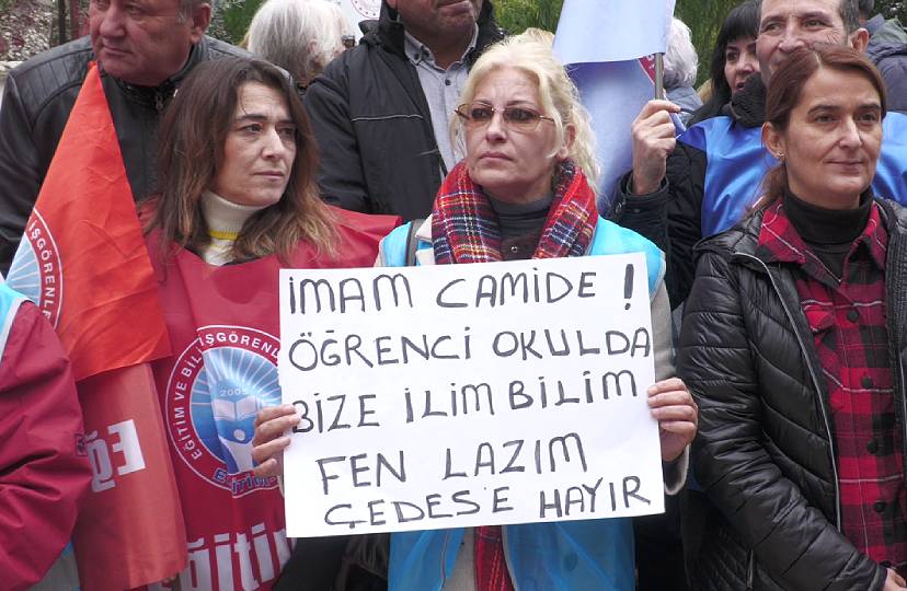 Eğitim İş’ten ÇEDES protestosu